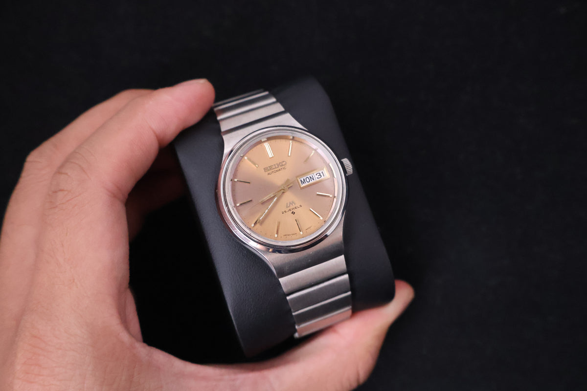(SERVICED) Rare Vintage 1972 Seiko Lord Matic LM 23 Jewels 5606-6040