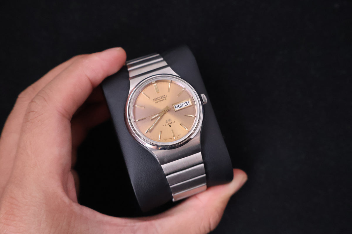(SERVICED) Rare Vintage 1972 Seiko Lord Matic LM 23 Jewels 5606-6040