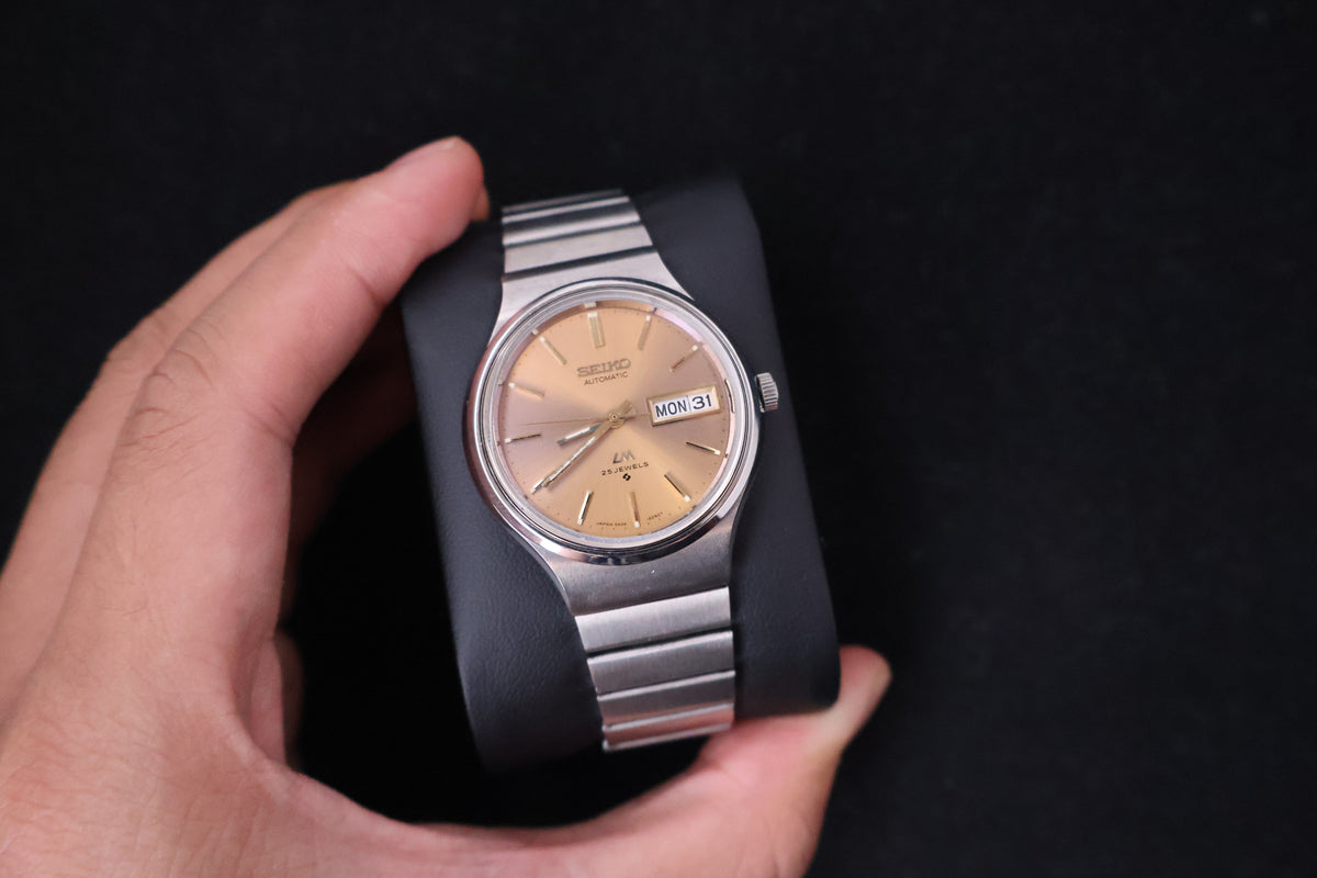 (SERVICED) Rare Vintage 1972 Seiko Lord Matic LM 23 Jewels 5606-6040