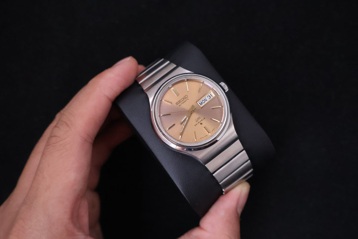 (SERVICED) Rare Vintage 1972 Seiko Lord Matic LM 23 Jewels 5606-6040