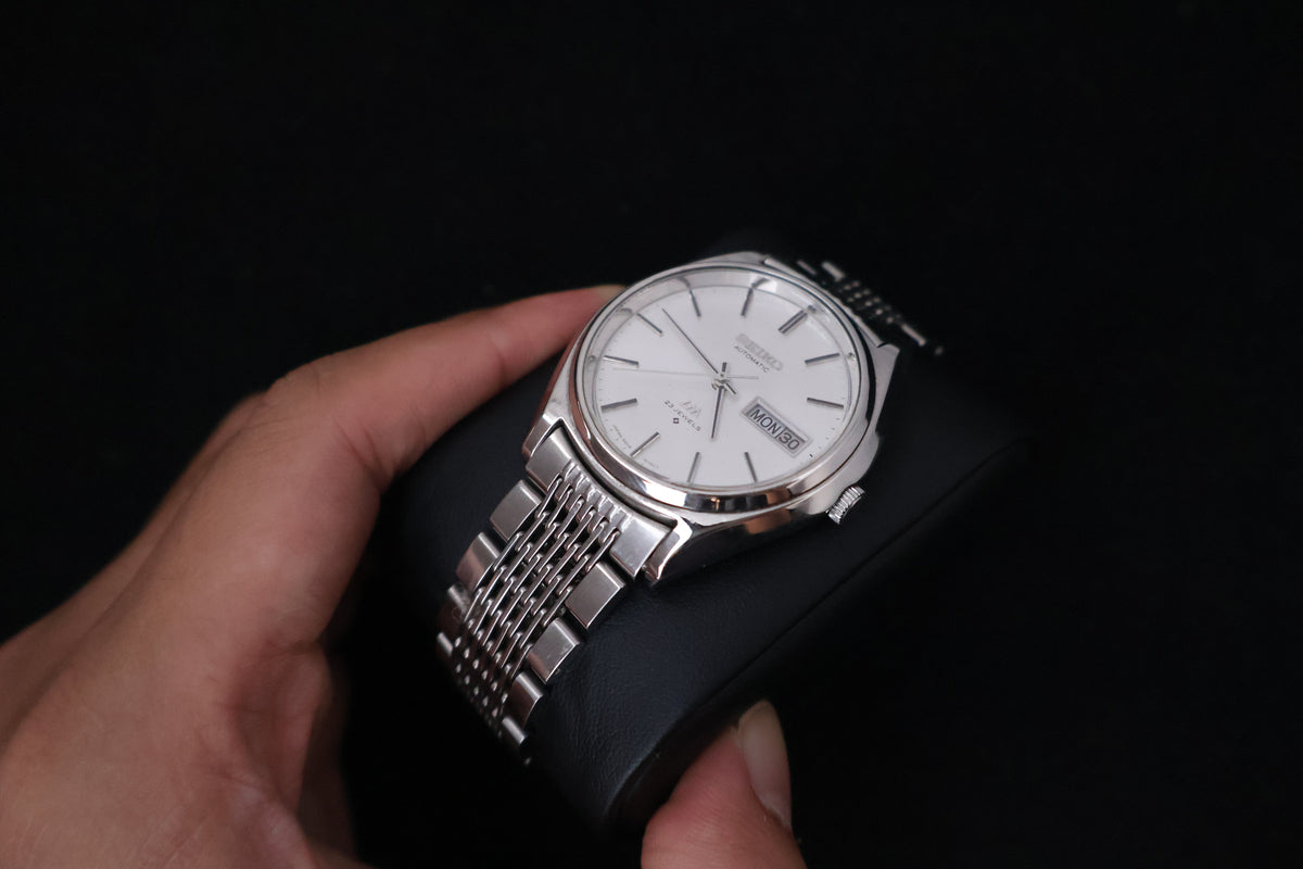(SERVICED) Rare Vintage 1975 Seiko Lord Matic LM 23 Jewels 5606-8051