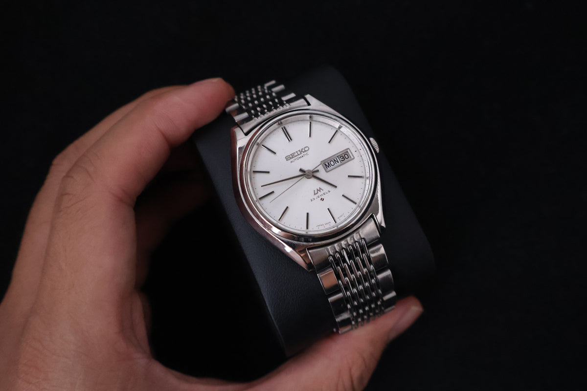 (SERVICED) Rare Vintage 1975 Seiko Lord Matic LM 23 Jewels 5606-8051