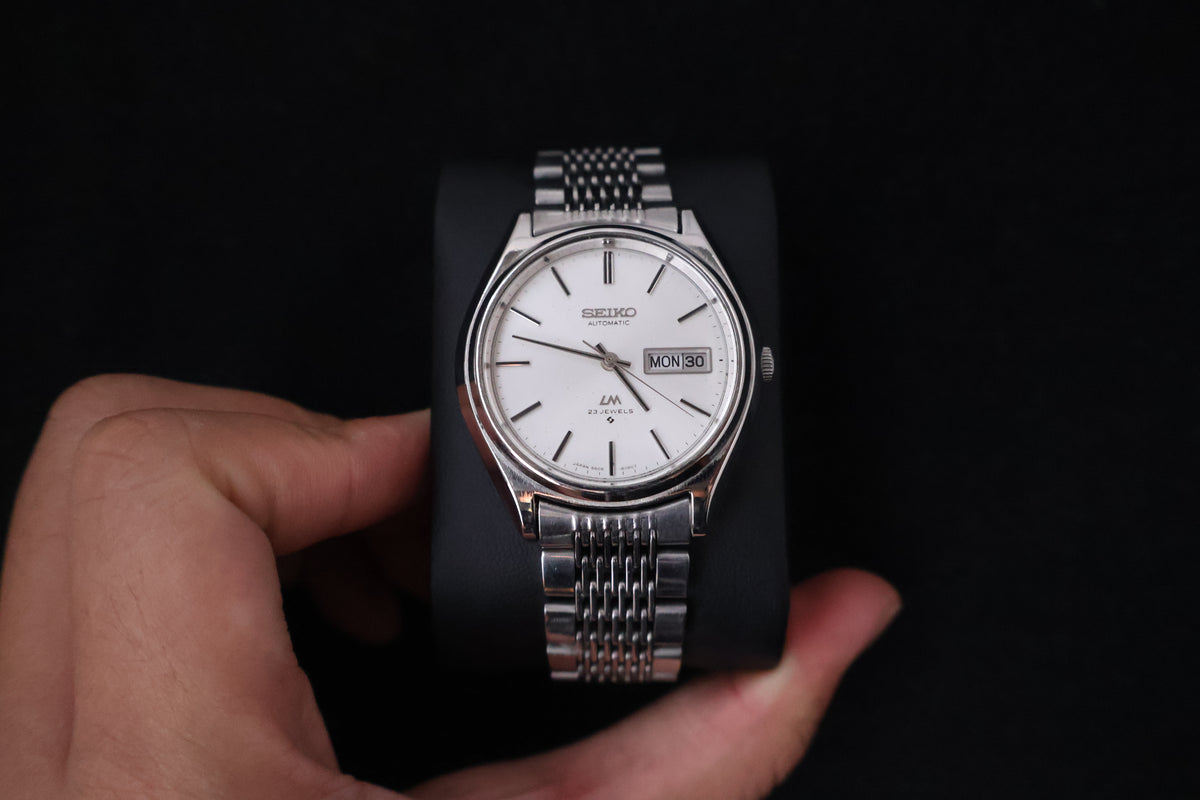(SERVICED) Rare Vintage 1975 Seiko Lord Matic LM 23 Jewels 5606-8051