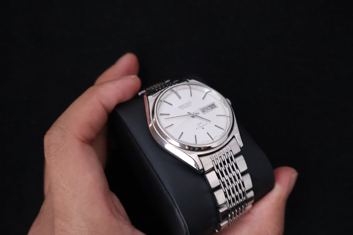 (SERVICED) Rare Vintage 1975 Seiko Lord Matic LM 23 Jewels 5606-8051