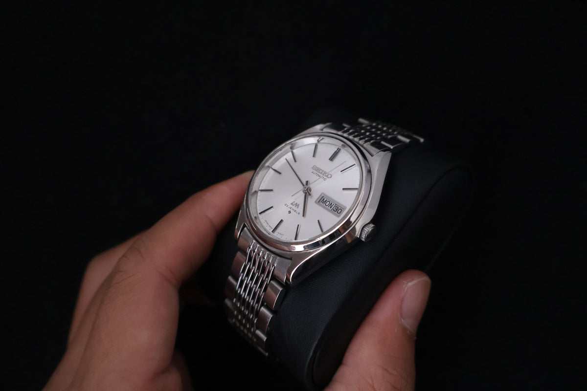 (SERVICED) Rare Vintage 1975 Seiko Lord Matic LM 23 Jewels 5606-8051