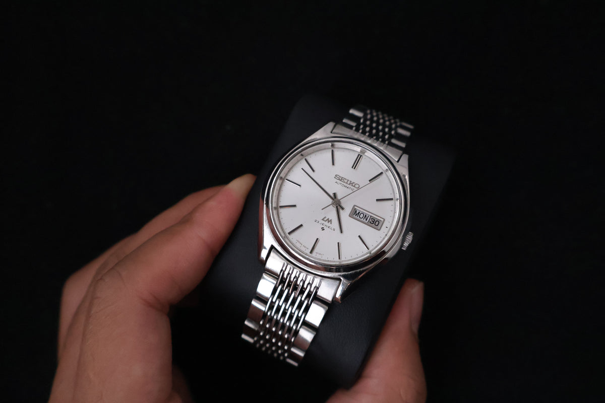 (SERVICED) Rare Vintage 1975 Seiko Lord Matic LM 23 Jewels 5606-8051