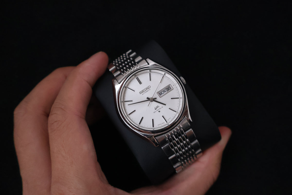 (SERVICED) Rare Vintage 1975 Seiko Lord Matic LM 23 Jewels 5606-8051