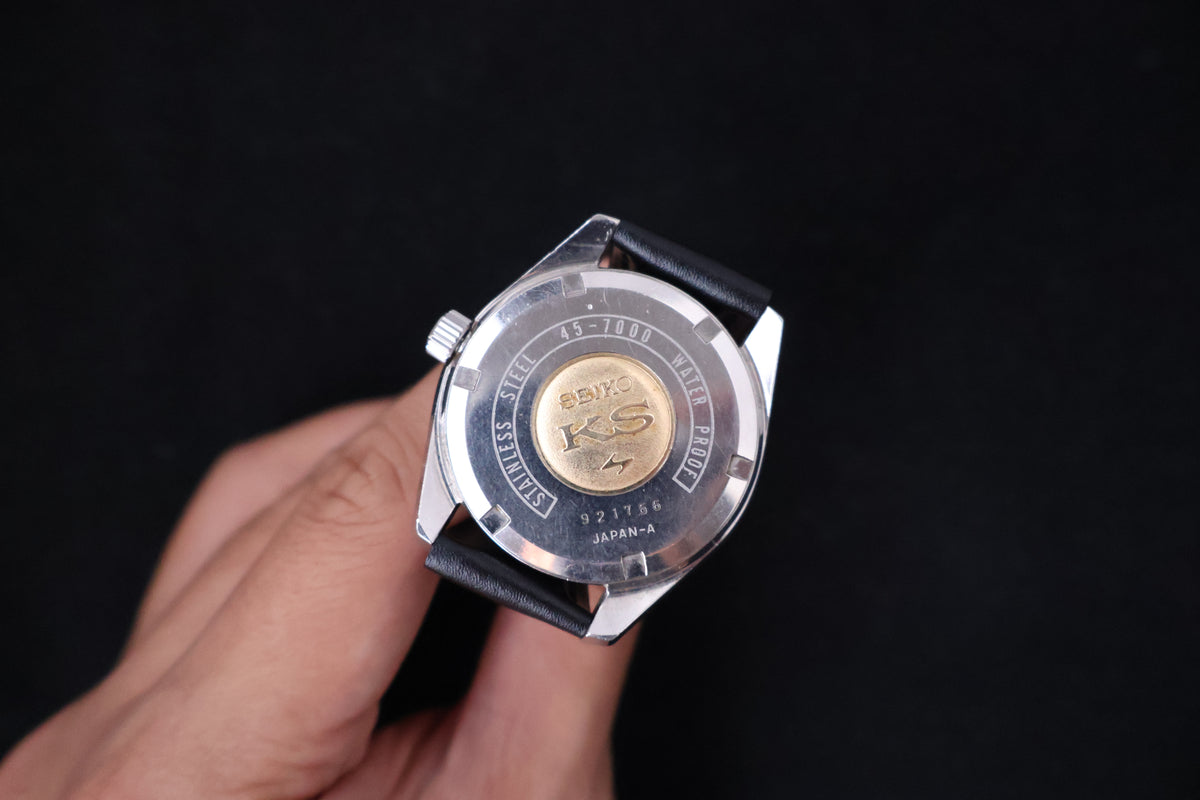 (SERVICED) Rare Vintage 1969 Seiko King Seiko 45KS Hi-Beat 25 Jewels - 45-7000