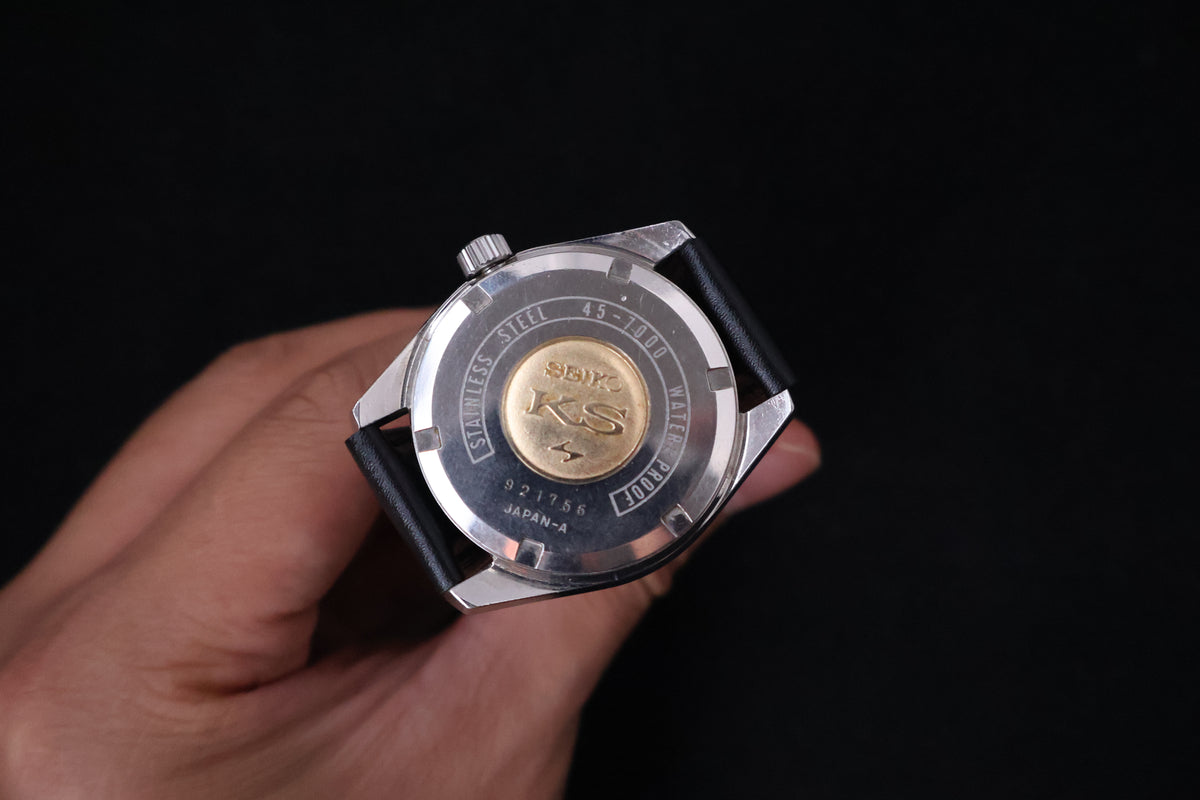 (SERVICED) Rare Vintage 1969 Seiko King Seiko 45KS Hi-Beat 25 Jewels - 45-7000