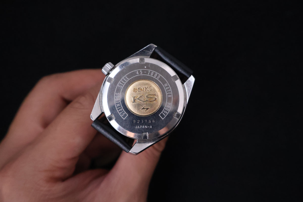 (SERVICED) Rare Vintage 1969 Seiko King Seiko 45KS Hi-Beat 25 Jewels - 45-7000