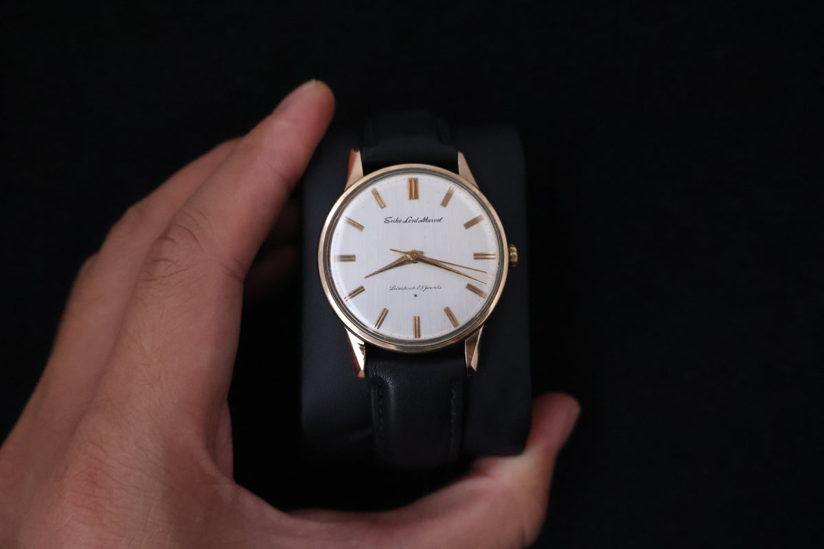 (SERVICED) Rare Vintage 1960s Seiko Lord Marvel 14K Gold Filled 23 Jewels