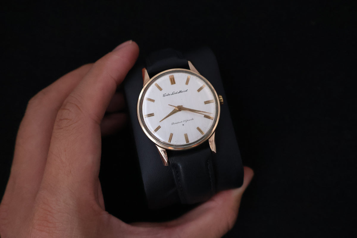 (SERVICED) Rare Vintage 1960s Seiko Lord Marvel 14K Gold Filled 23 Jewels