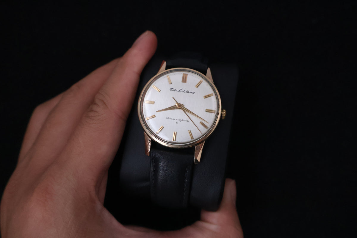 (SERVICED) Rare Vintage 1960s Seiko Lord Marvel 14K Gold Filled 23 Jewels