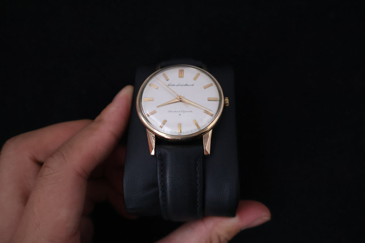 (SERVICED) Rare Vintage 1960s Seiko Lord Marvel 14K Gold Filled 23 Jewels