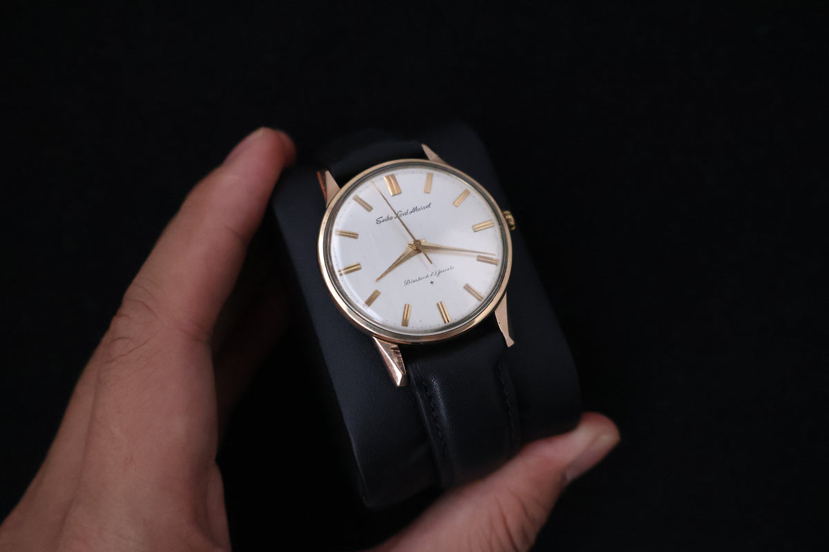 (SERVICED) Rare Vintage 1960s Seiko Lord Marvel 14K Gold Filled 23 Jewels