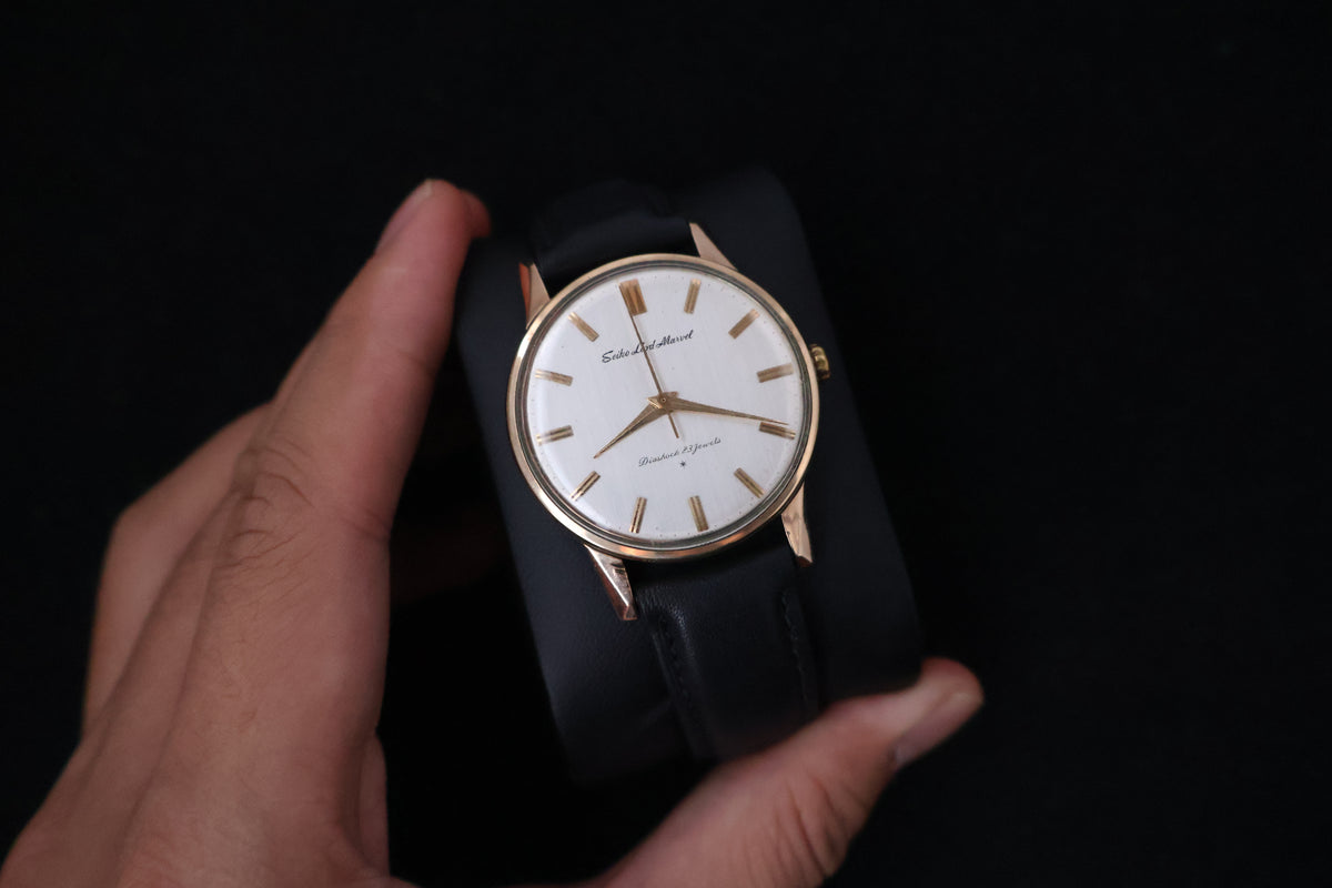 (SERVICED) Rare Vintage 1960s Seiko Lord Marvel 14K Gold Filled 23 Jewels