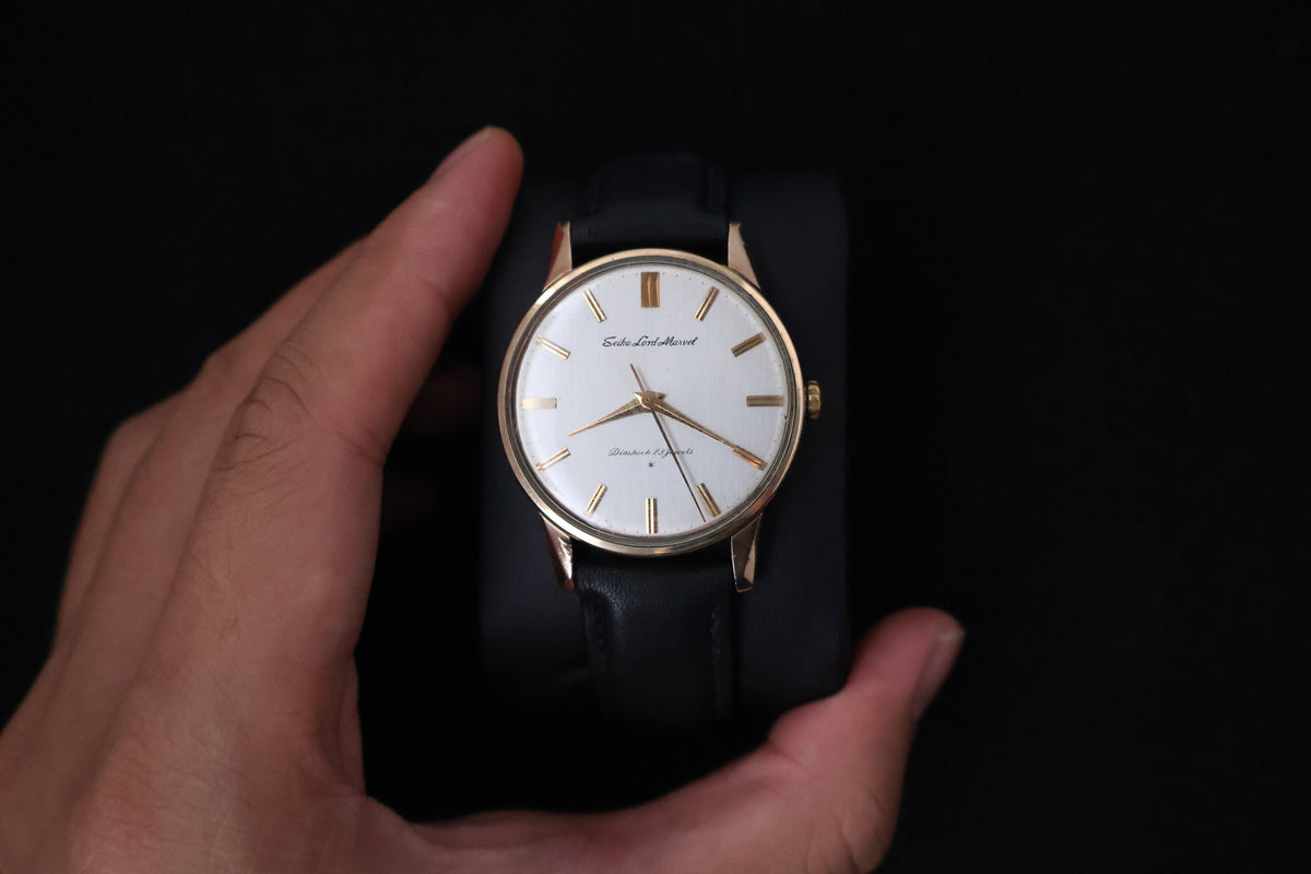 (SERVICED) Rare Vintage 1960s Seiko Lord Marvel 14K Gold Filled 23 Jewels