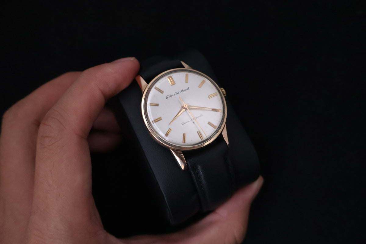 (SERVICED) Rare Vintage 1960s Seiko Lord Marvel 14K Gold Filled 23 Jewels