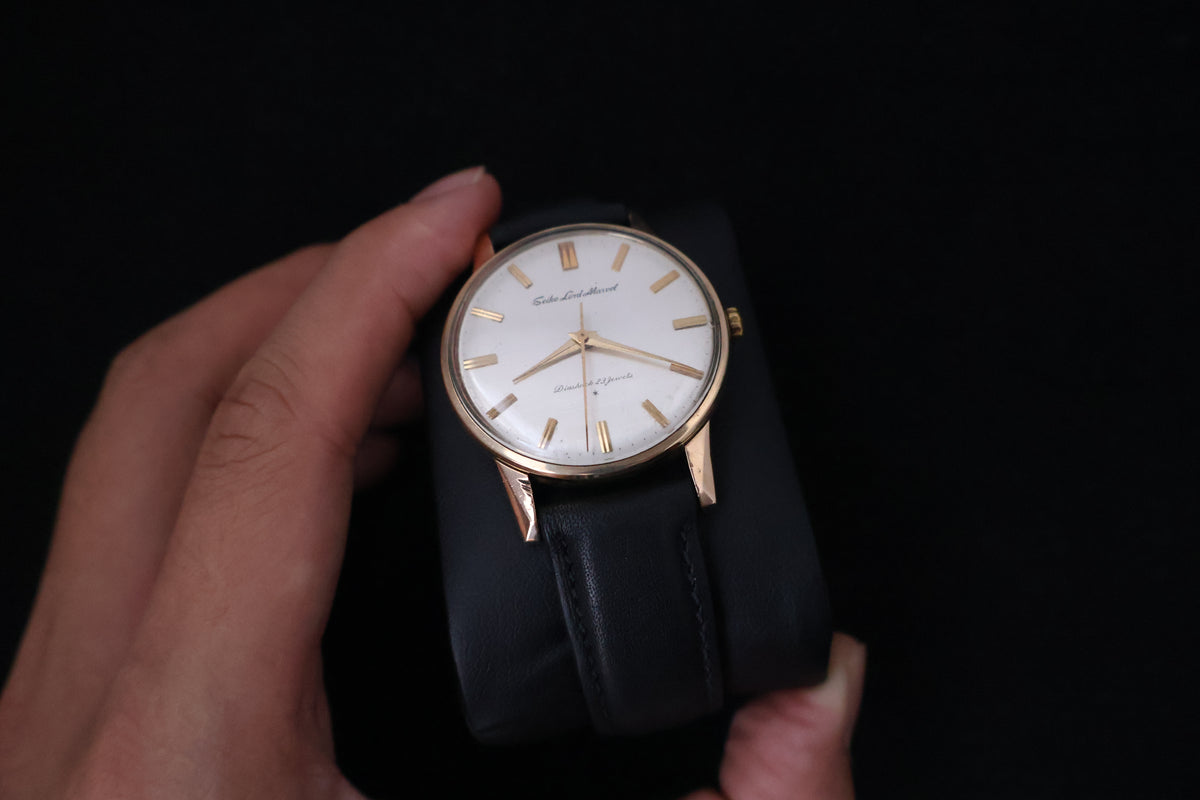 (SERVICED) Rare Vintage 1960s Seiko Lord Marvel 14K Gold Filled 23 Jewels