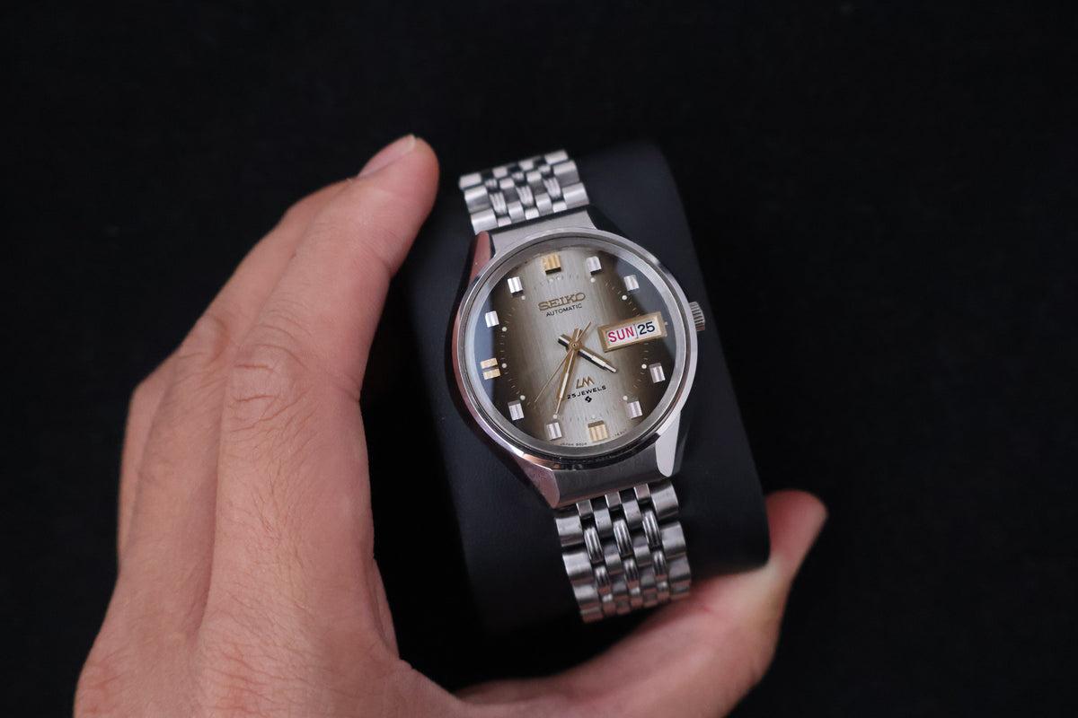 (SERVICED) Rare Vintage 1973 Seiko Lord Matic LM 25 Jewels 5606-7290
