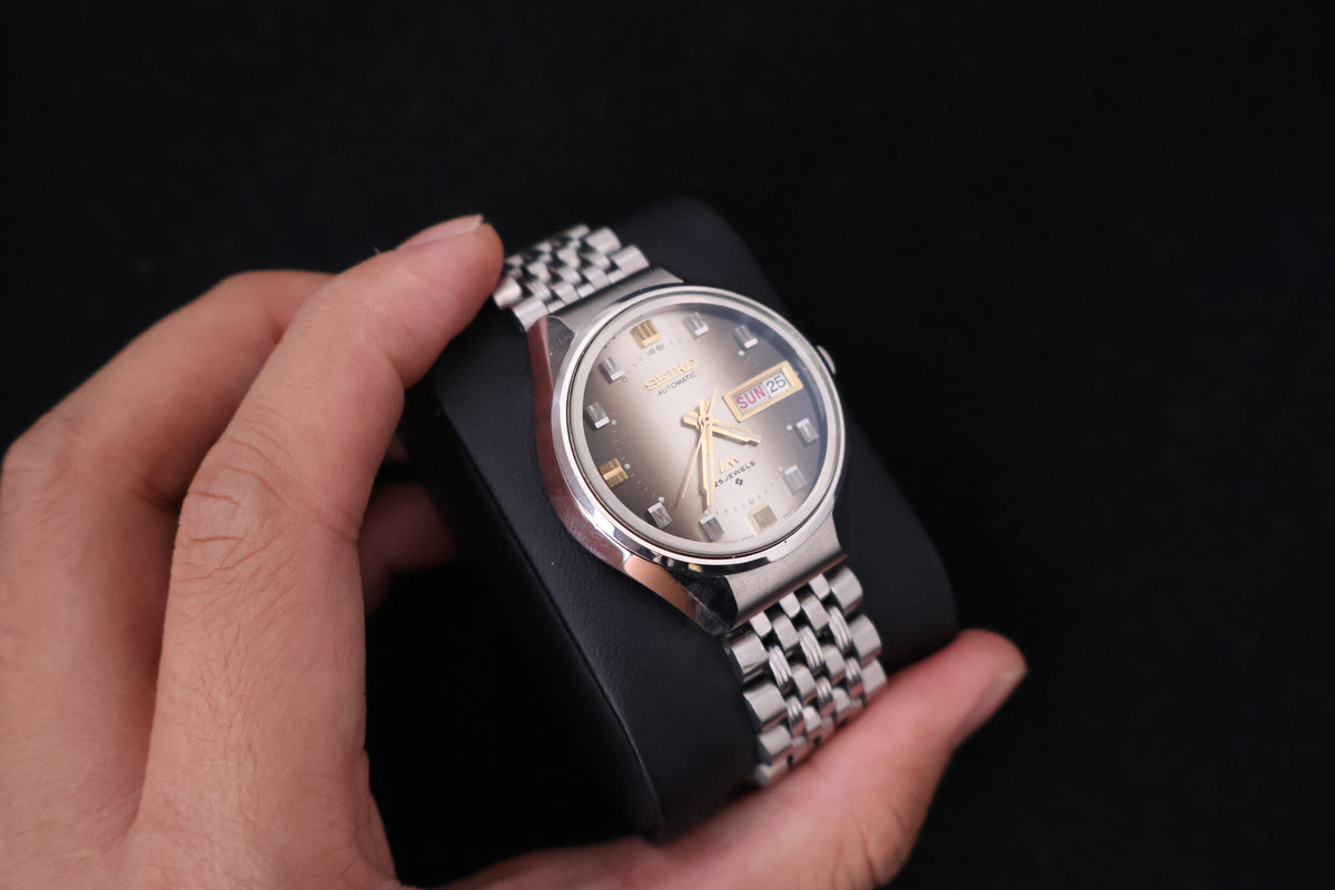 (SERVICED) Rare Vintage 1973 Seiko Lord Matic LM 25 Jewels 5606-7290