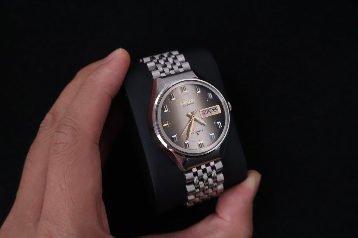 (SERVICED) Rare Vintage 1973 Seiko Lord Matic LM 25 Jewels 5606-7290