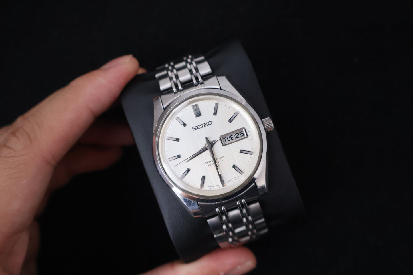 (SERVICED) Rare Vintage 1967 Seiko Seikomatic-P 33 Jewels 5106-8010