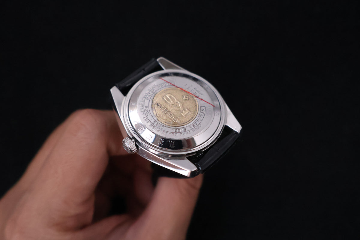 (SERVICED) Rare Vintage 1974 Seiko King Seiko 56KS Hi-Beat Gold Medallion 25 Jewels 5625-7000