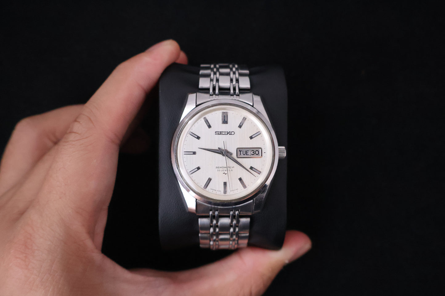 (SERVICED) Rare Vintage 1967 Seiko Seikomatic-P 33 Jewels 5106-8010