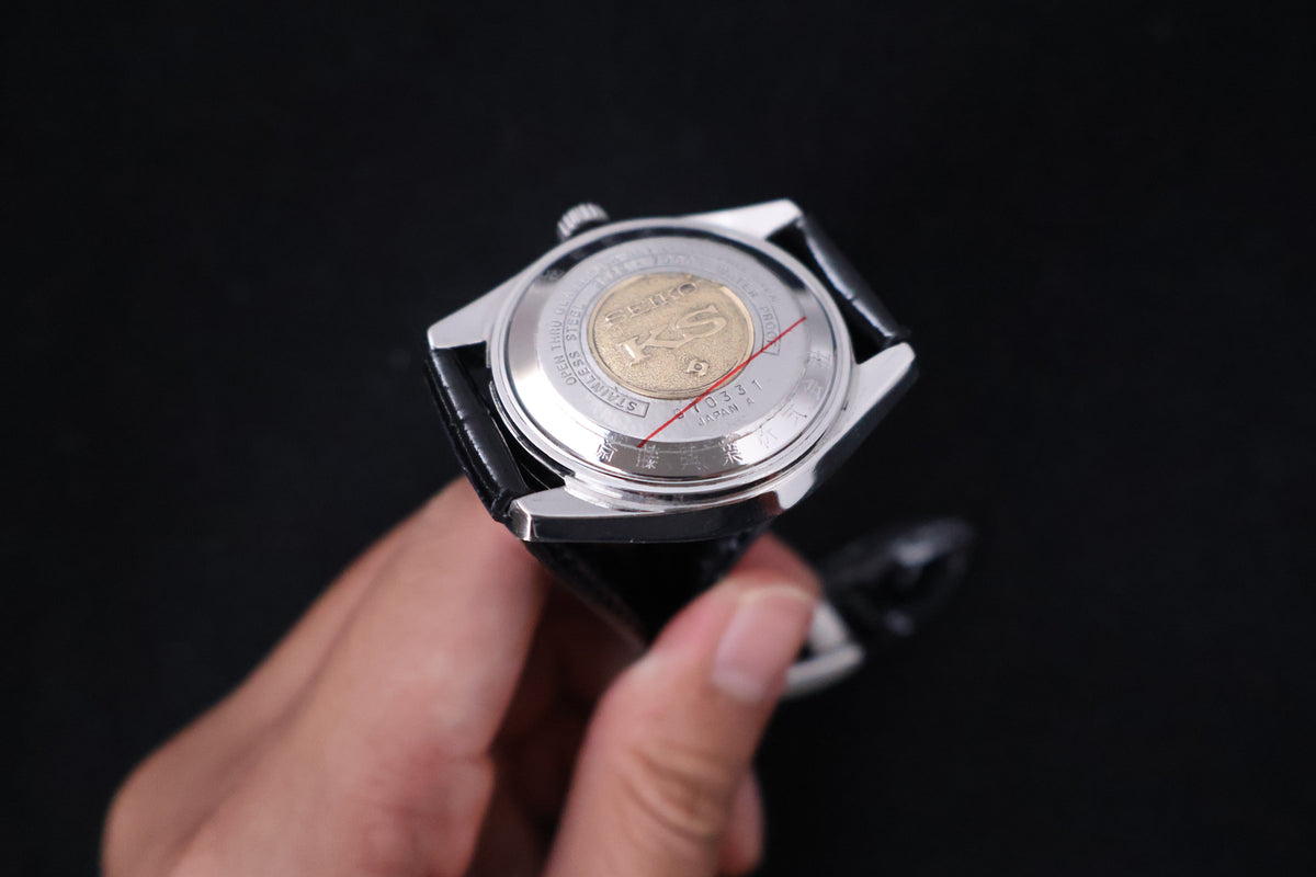 (SERVICED) Rare Vintage 1974 Seiko King Seiko 56KS Hi-Beat Gold Medallion 25 Jewels 5625-7000