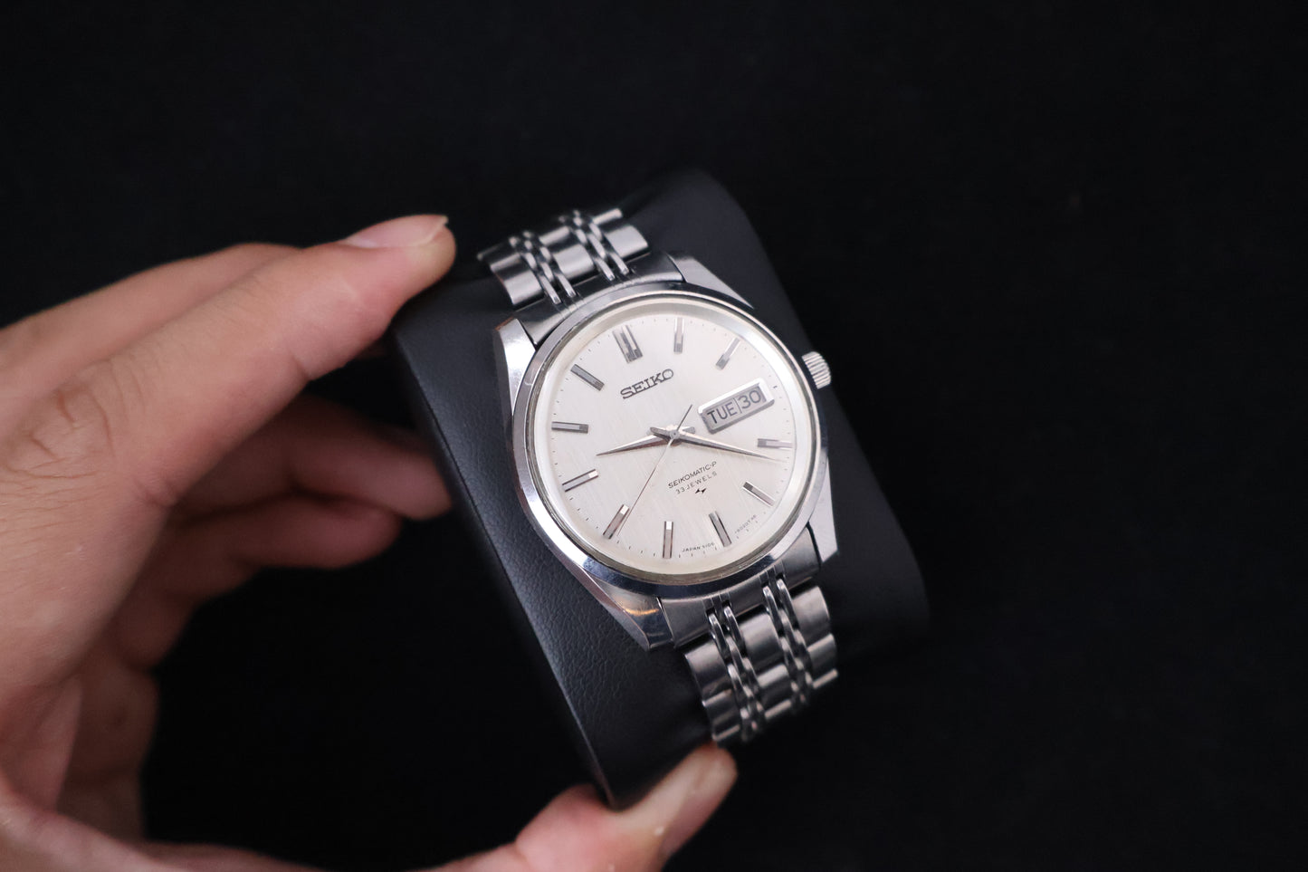 (SERVICED) Rare Vintage 1967 Seiko Seikomatic-P 33 Jewels 5106-8010