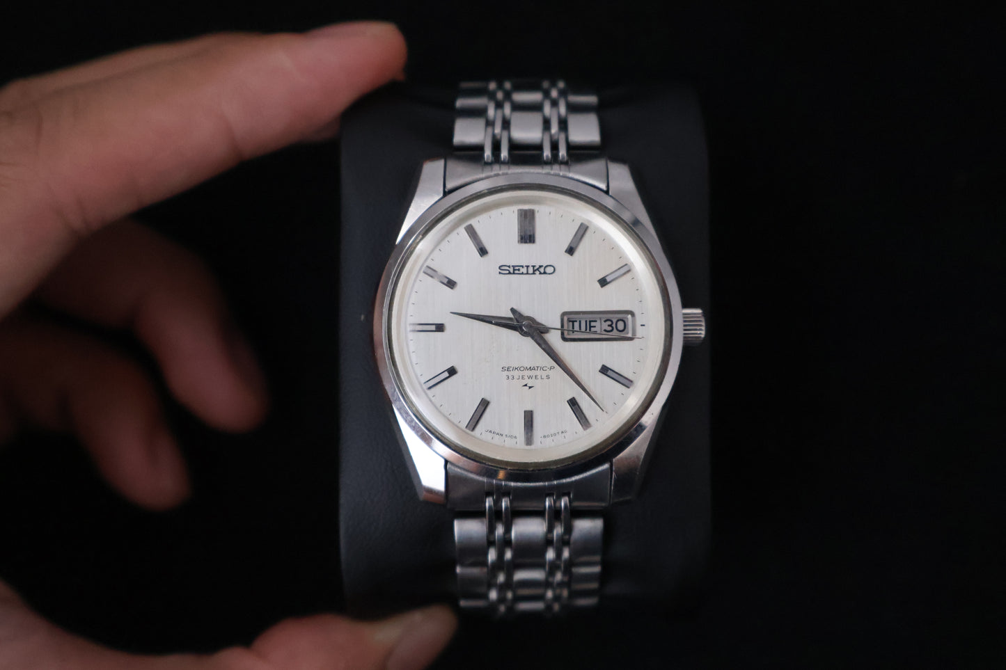 (SERVICED) Rare Vintage 1967 Seiko Seikomatic-P 33 Jewels 5106-8010