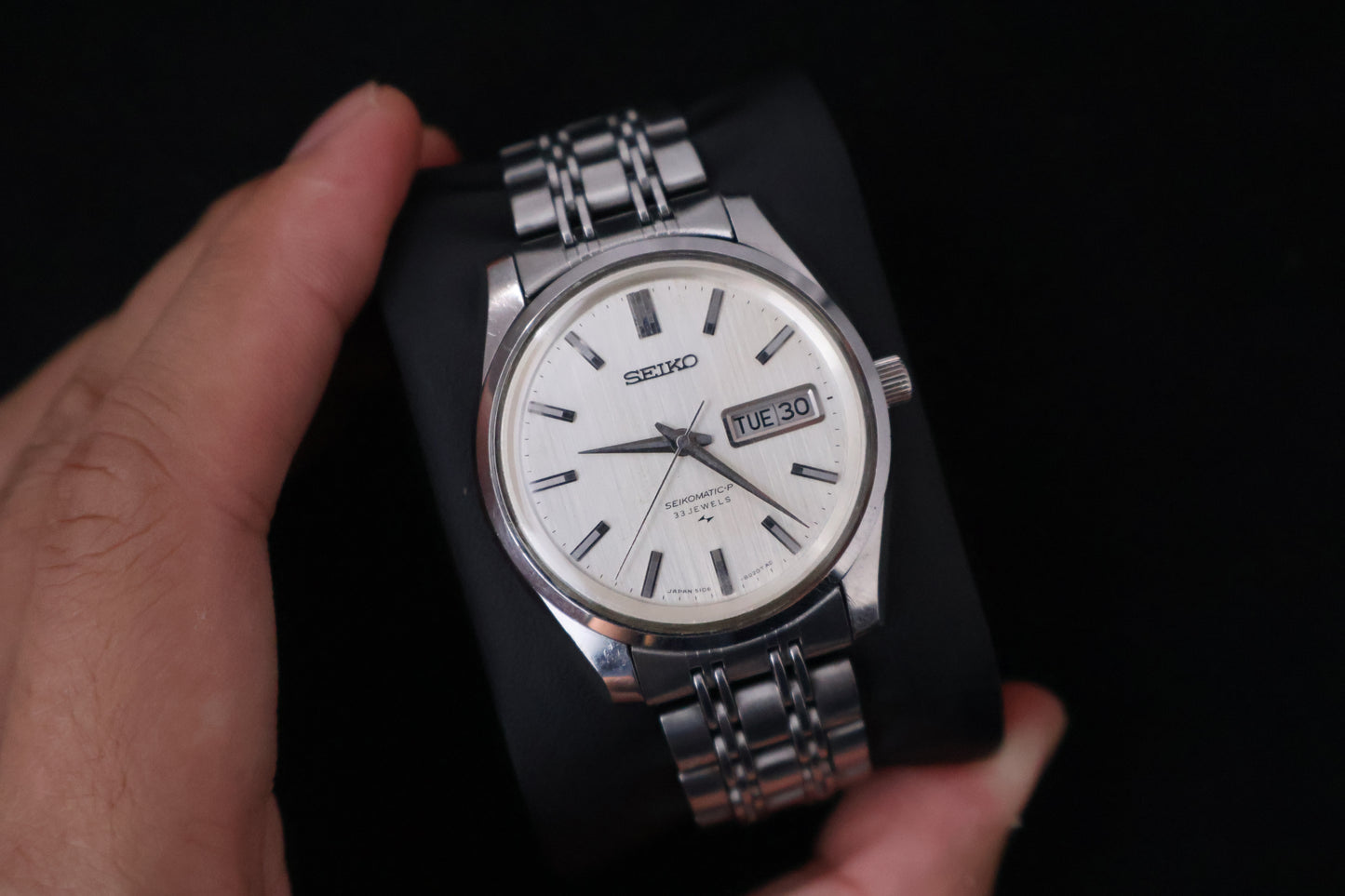(SERVICED) Rare Vintage 1967 Seiko Seikomatic-P 33 Jewels 5106-8010