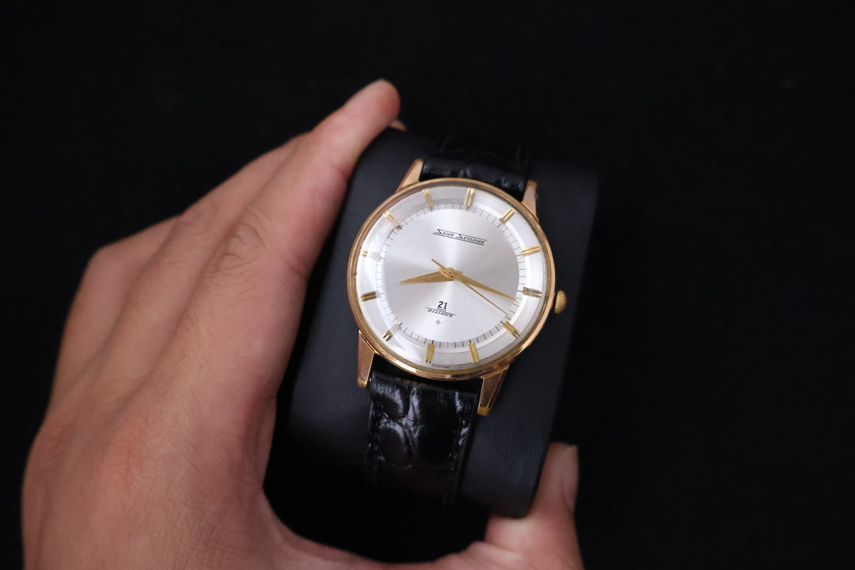 (SERVICED) Rare Vintage 1964 Seiko Skyliner EGP Gold Plated 21 Jewels - 16001