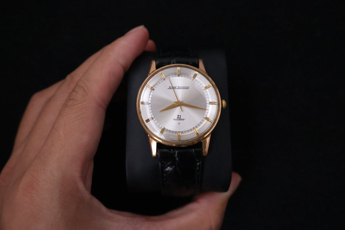 (SERVICED) Rare Vintage 1964 Seiko Skyliner EGP Gold Plated 21 Jewels - 16001