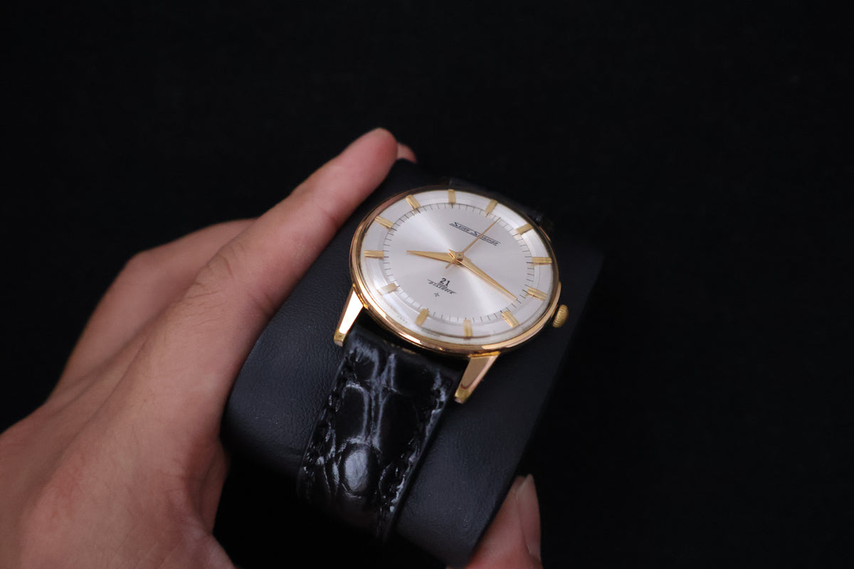 (SERVICED) Rare Vintage 1964 Seiko Skyliner EGP Gold Plated 21 Jewels - 16001