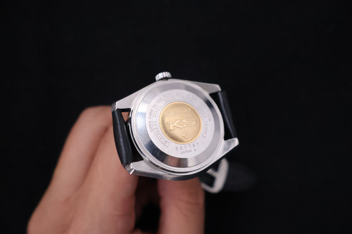 (SERVICED) Rare Vintage 1968 Seiko King Seiko 56KS Hi-Beat Gold Medallion 25 Jewels 5625-7000