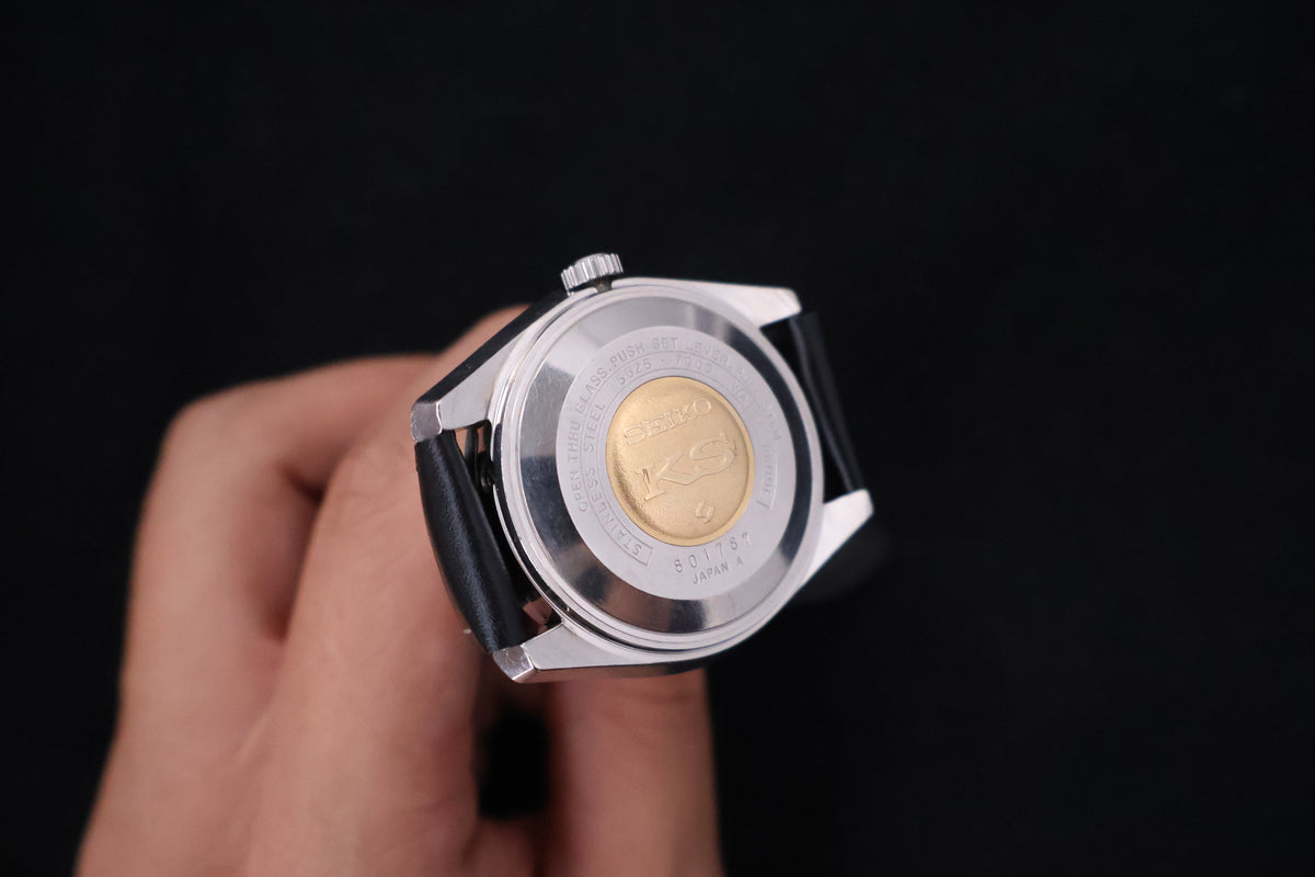 (SERVICED) Rare Vintage 1968 Seiko King Seiko 56KS Hi-Beat Gold Medallion 25 Jewels 5625-7000