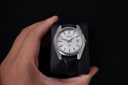 (SERVICED) Rare Vintage 1968 Seiko King Seiko 56KS Hi-Beat Gold Medallion 25 Jewels 5625-7000