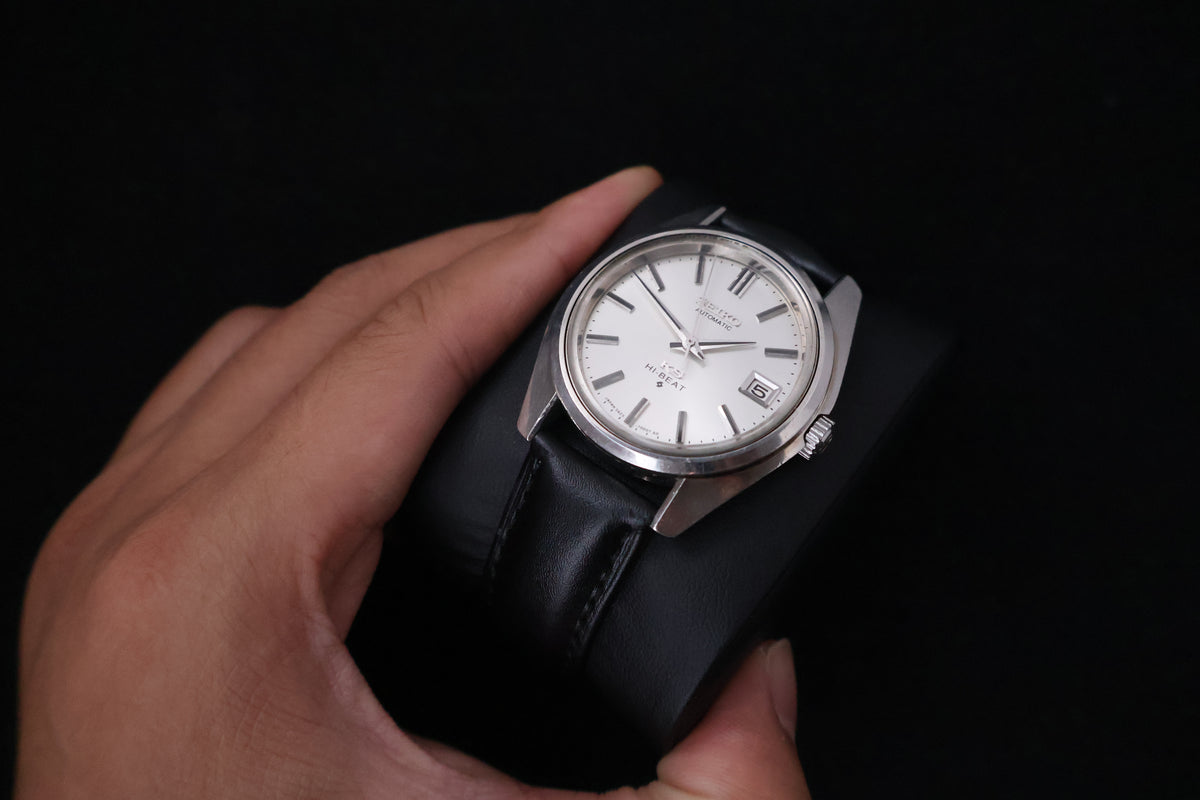 (SERVICED) Rare Vintage 1968 Seiko King Seiko 56KS Hi-Beat Gold Medallion 25 Jewels 5625-7000