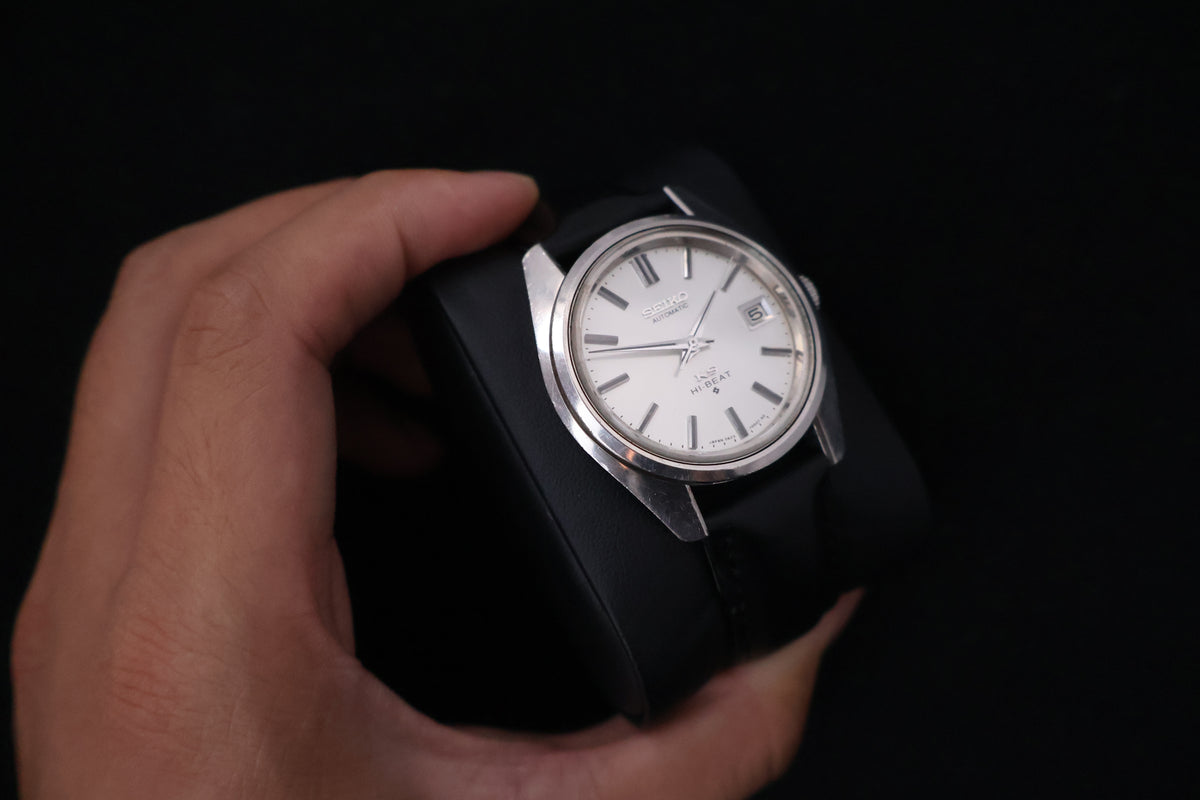 (SERVICED) Rare Vintage 1968 Seiko King Seiko 56KS Hi-Beat Gold Medallion 25 Jewels 5625-7000