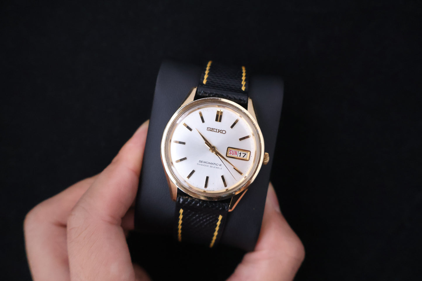 (SERVICED) Rare Vintage 1965 Seiko Seikomatic-R Dolphin 30 Jewels 8306-8000 SGP