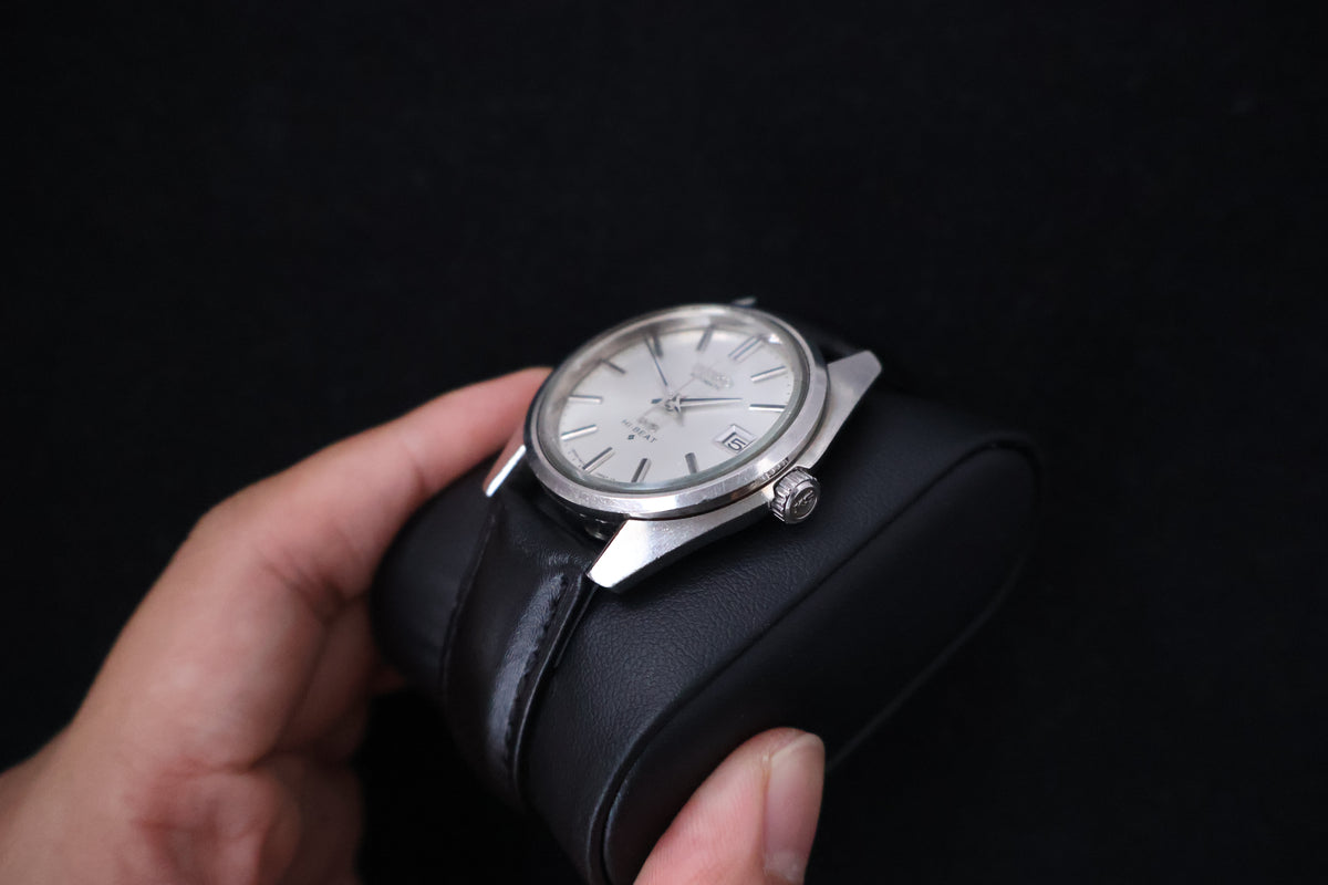 (SERVICED) Rare Vintage 1968 Seiko King Seiko 56KS Hi-Beat Gold Medallion 25 Jewels 5625-7000