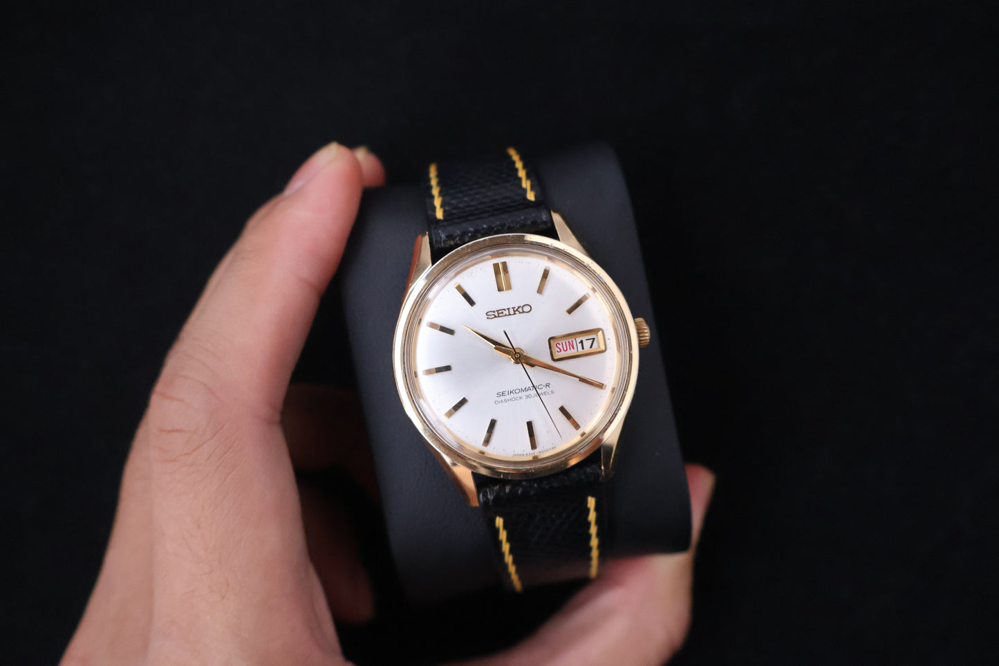 (SERVICED) Rare Vintage 1965 Seiko Seikomatic-R Dolphin 30 Jewels 8306-8000 SGP