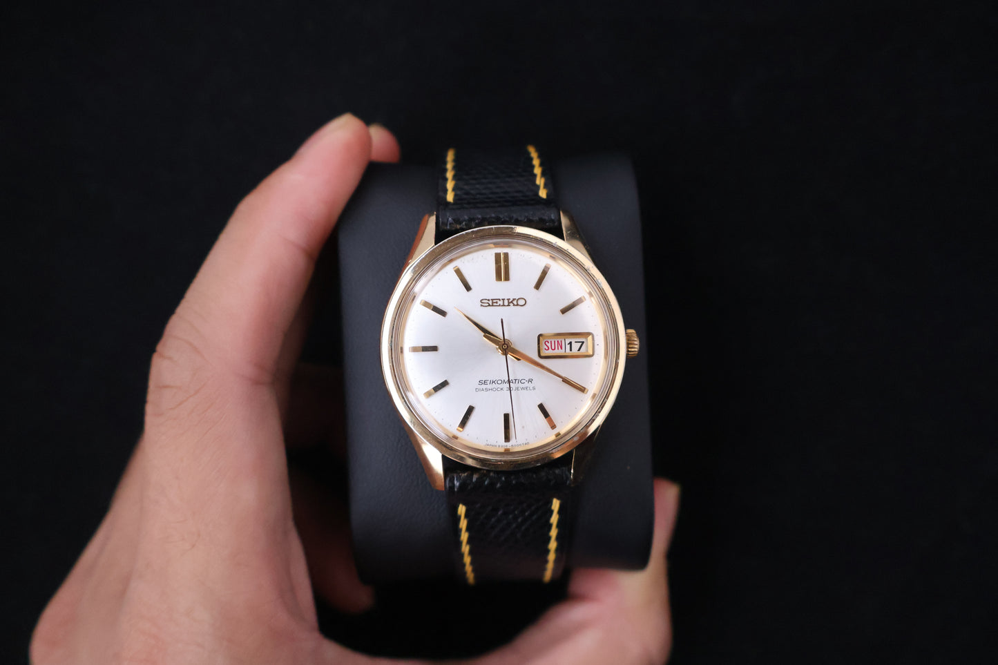 (SERVICED) Rare Vintage 1965 Seiko Seikomatic-R Dolphin 30 Jewels 8306-8000 SGP