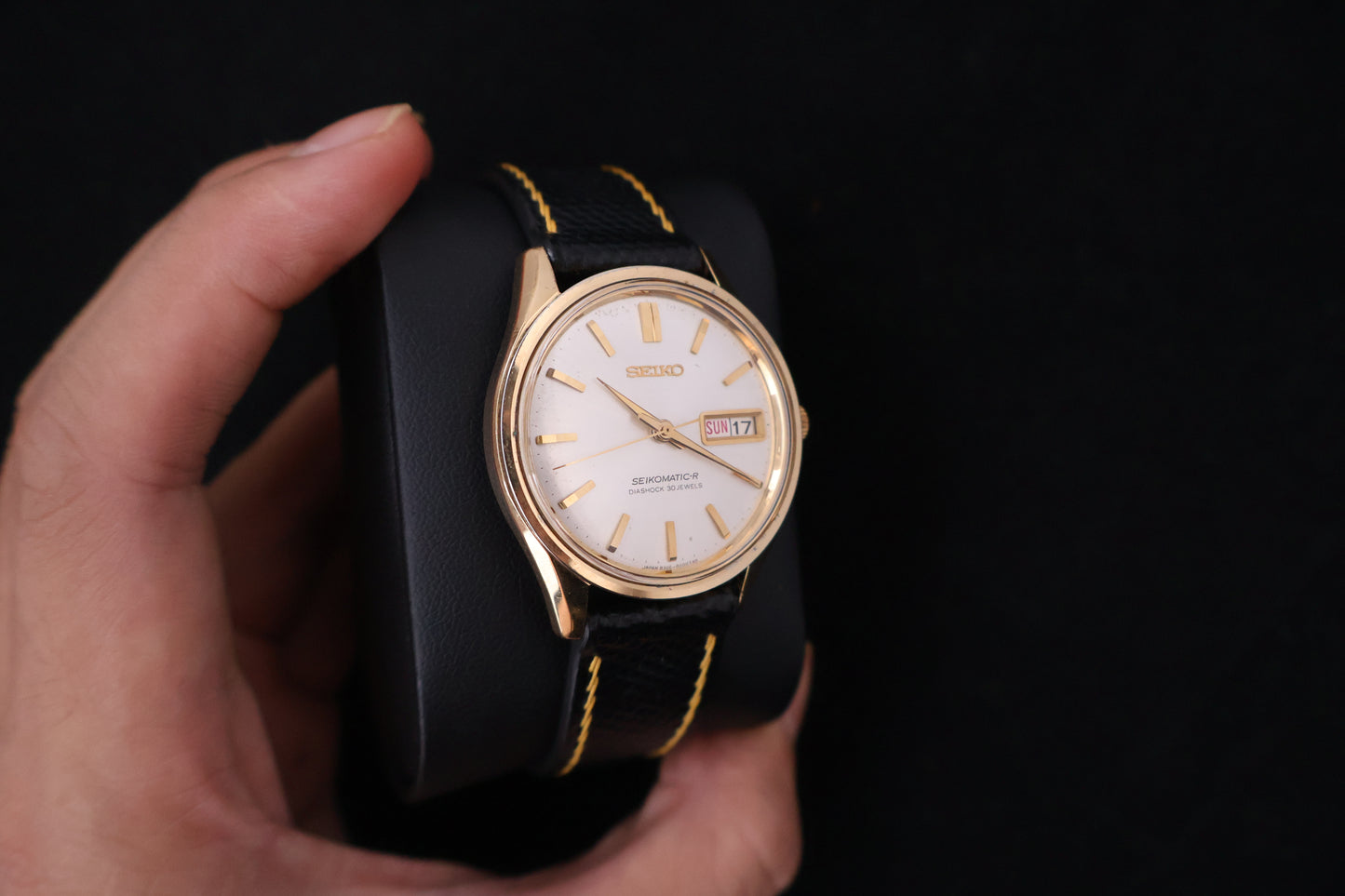 (SERVICED) Rare Vintage 1965 Seiko Seikomatic-R Dolphin 30 Jewels 8306-8000 SGP