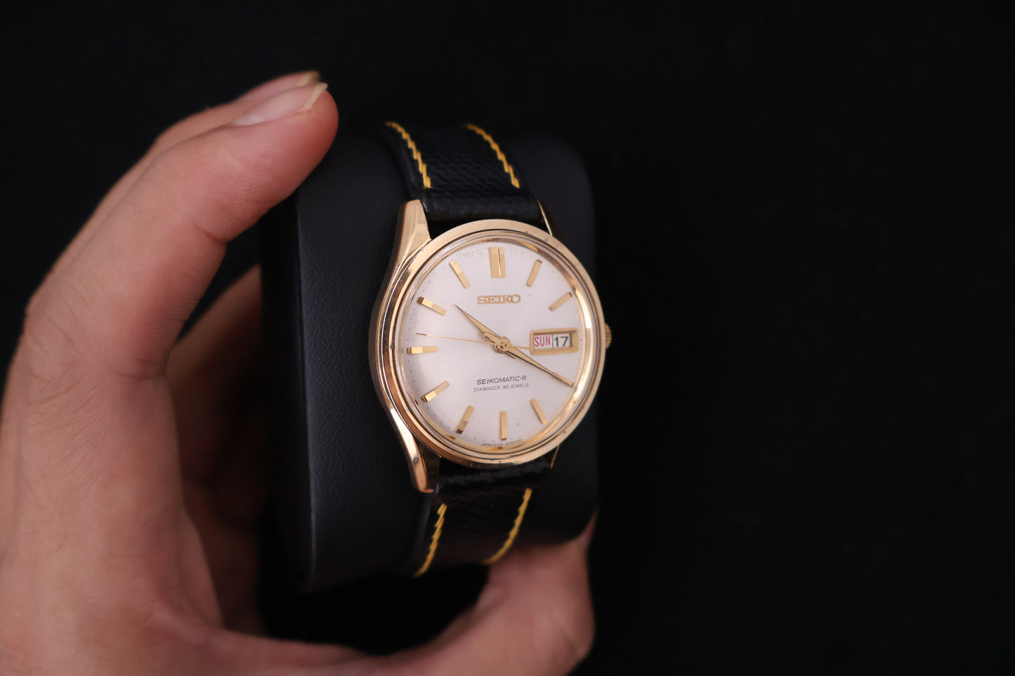 (SERVICED) Rare Vintage 1965 Seiko Seikomatic-R Dolphin 30 Jewels 8306-8000 SGP