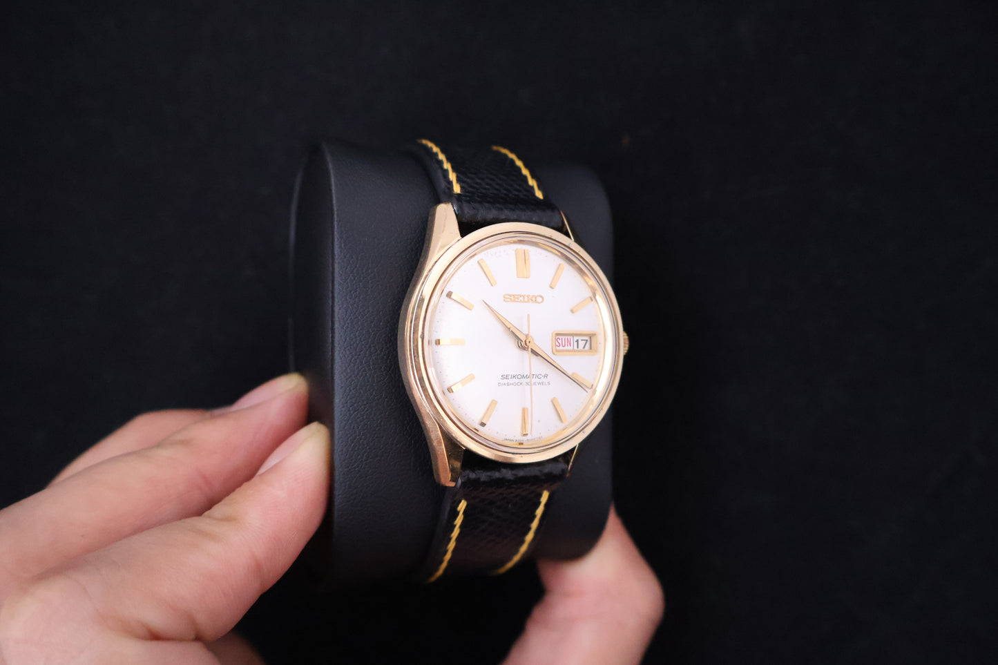 (SERVICED) Rare Vintage 1965 Seiko Seikomatic-R Dolphin 30 Jewels 8306-8000 SGP