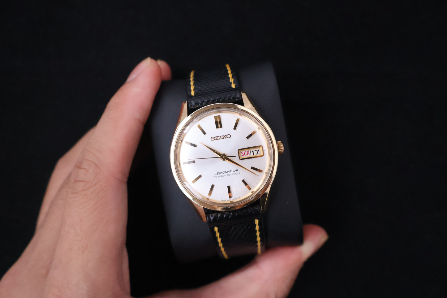 (SERVICED) Rare Vintage 1965 Seiko Seikomatic-R Dolphin 30 Jewels 8306-8000 SGP
