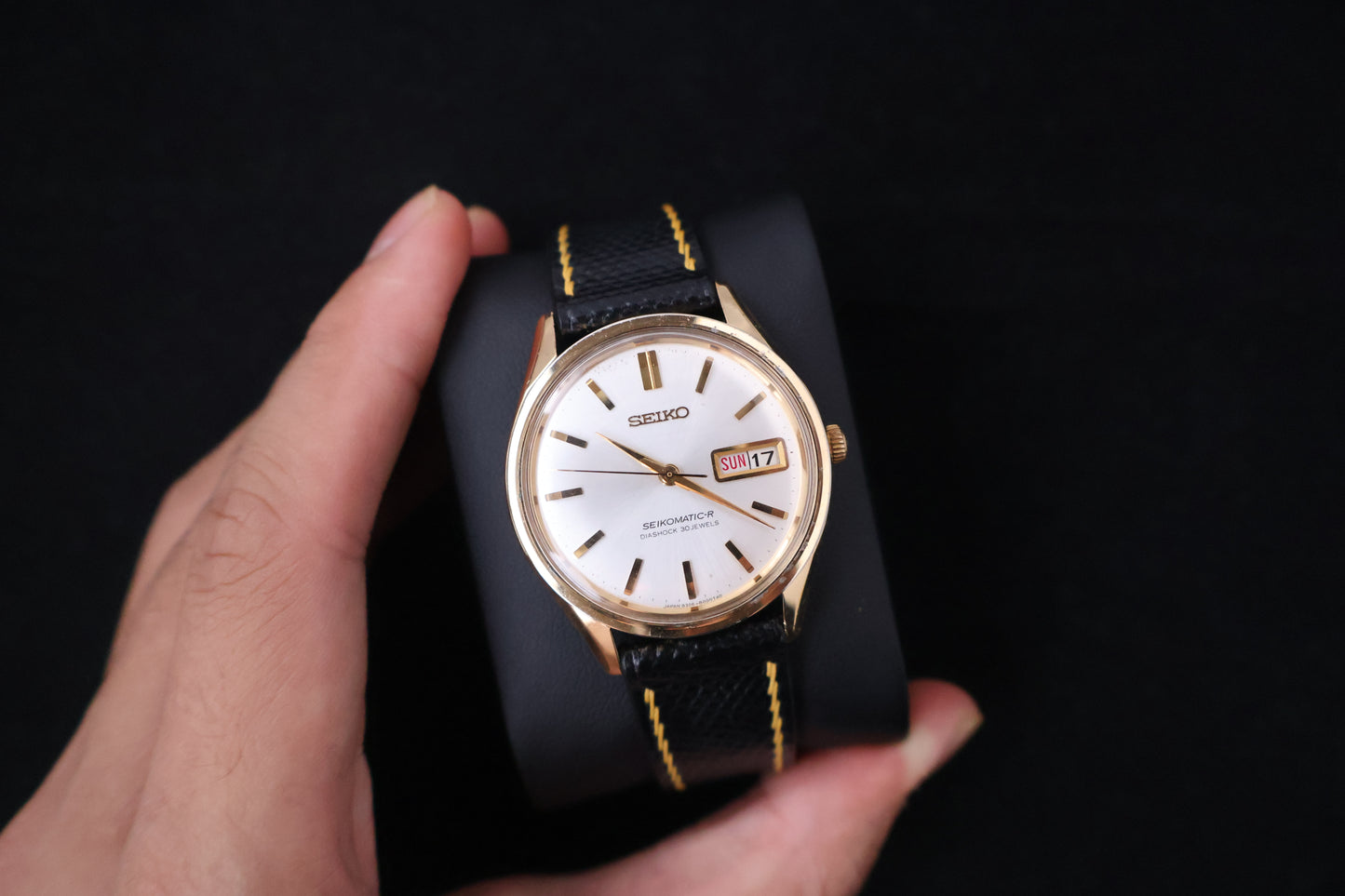 (SERVICED) Rare Vintage 1965 Seiko Seikomatic-R Dolphin 30 Jewels 8306-8000 SGP